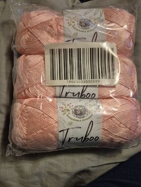 Truboo Light Pink Yarn Pack - Lion Brand